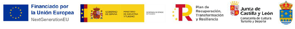 Logos institucionales - Fondos Europeos, Junta de Castilla y León, Ayuntamiento de Puente de Domingo Flórez